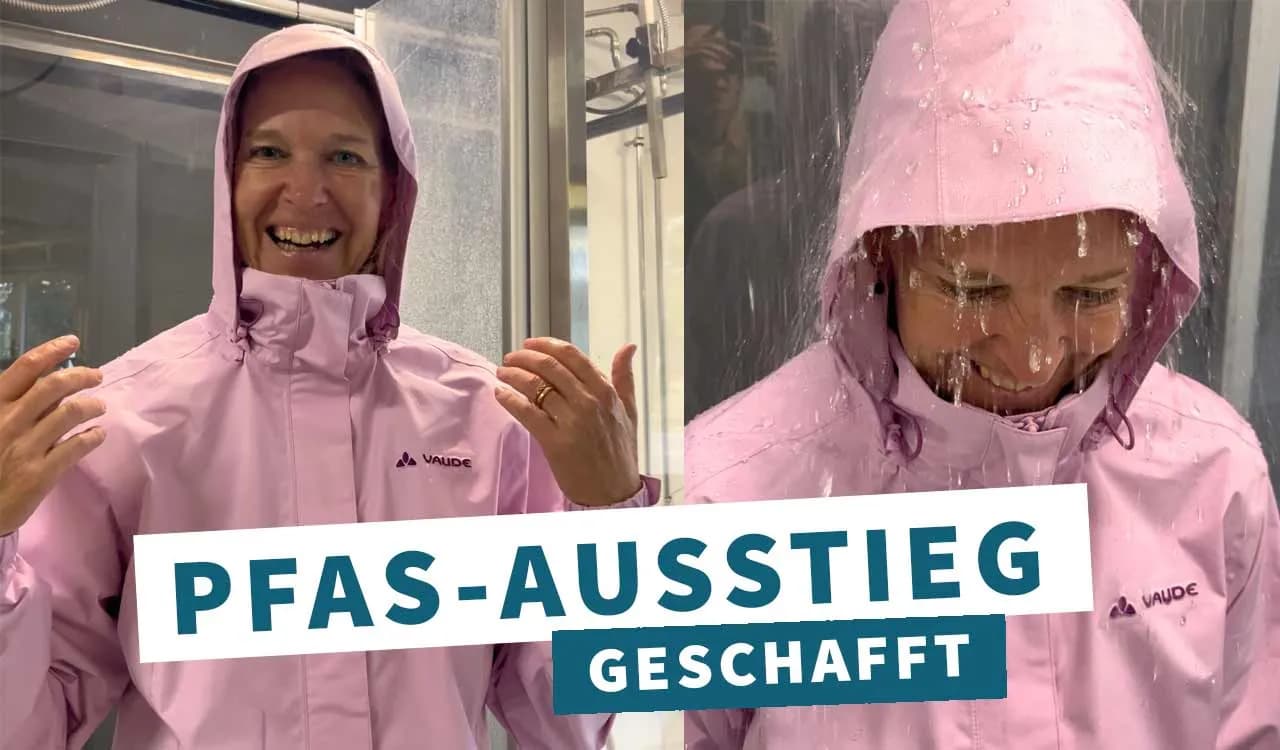 VAUDE verzichtet vollständig auf PFAS